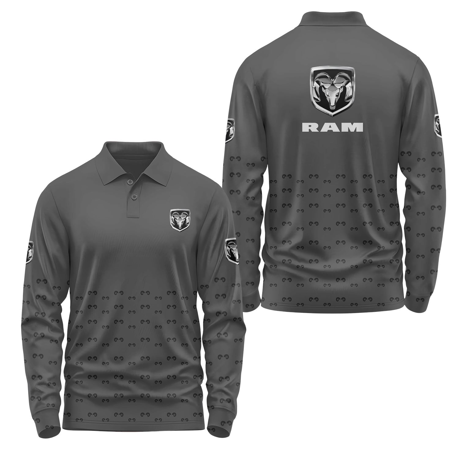 Ram Long Sleeve Polo USPL3021