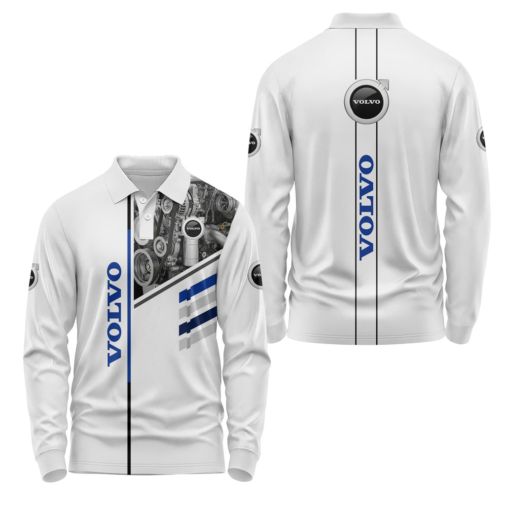 Volvo Long Sleeve Polo USPL3176