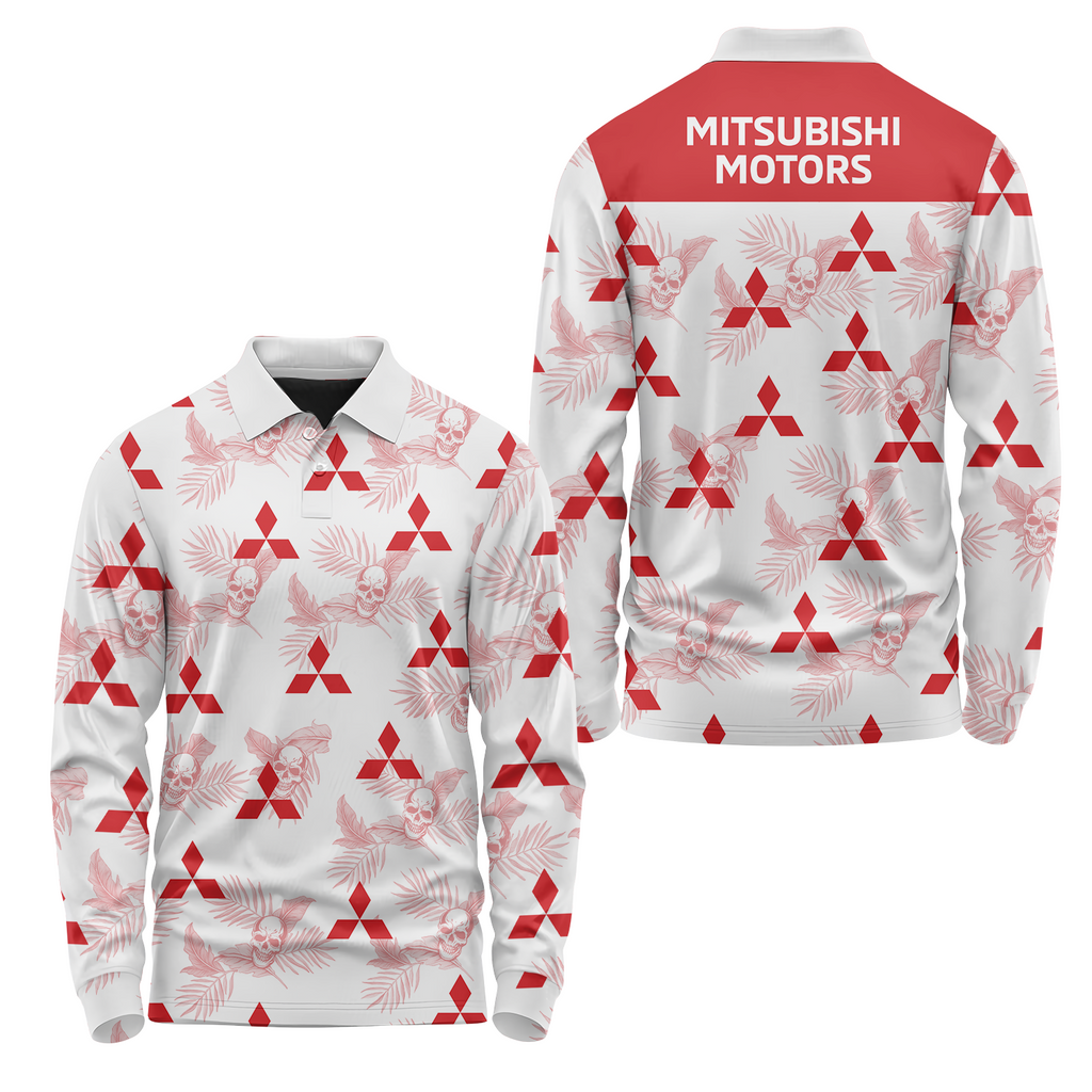 Mitsubishi Long Sleeve Polo USPL2376
