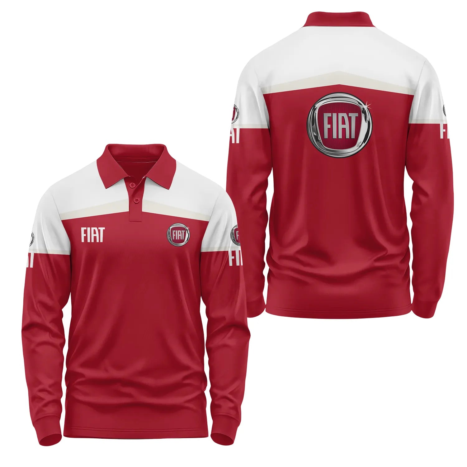 Fiat Long Sleeve Polo SC031