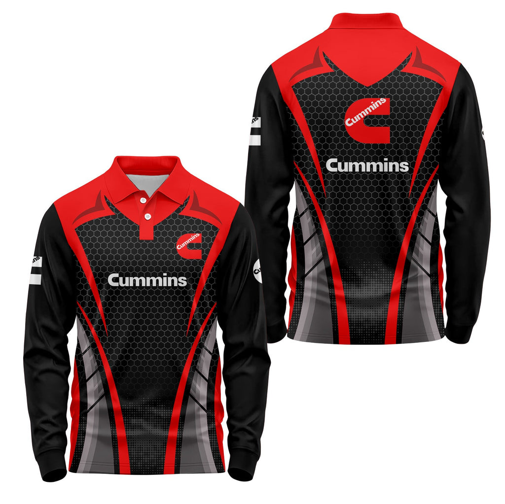Cummins Long Sleeve Polo USPL2533