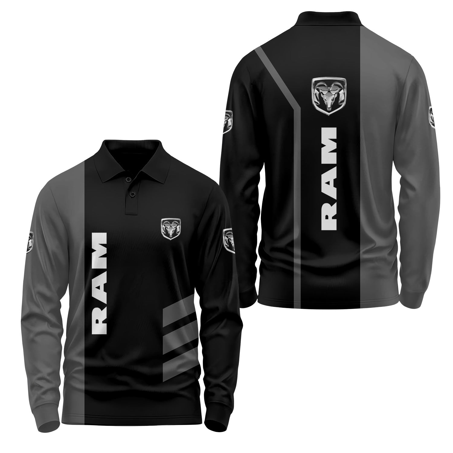 Ram Long Sleeve Polo USPL3072