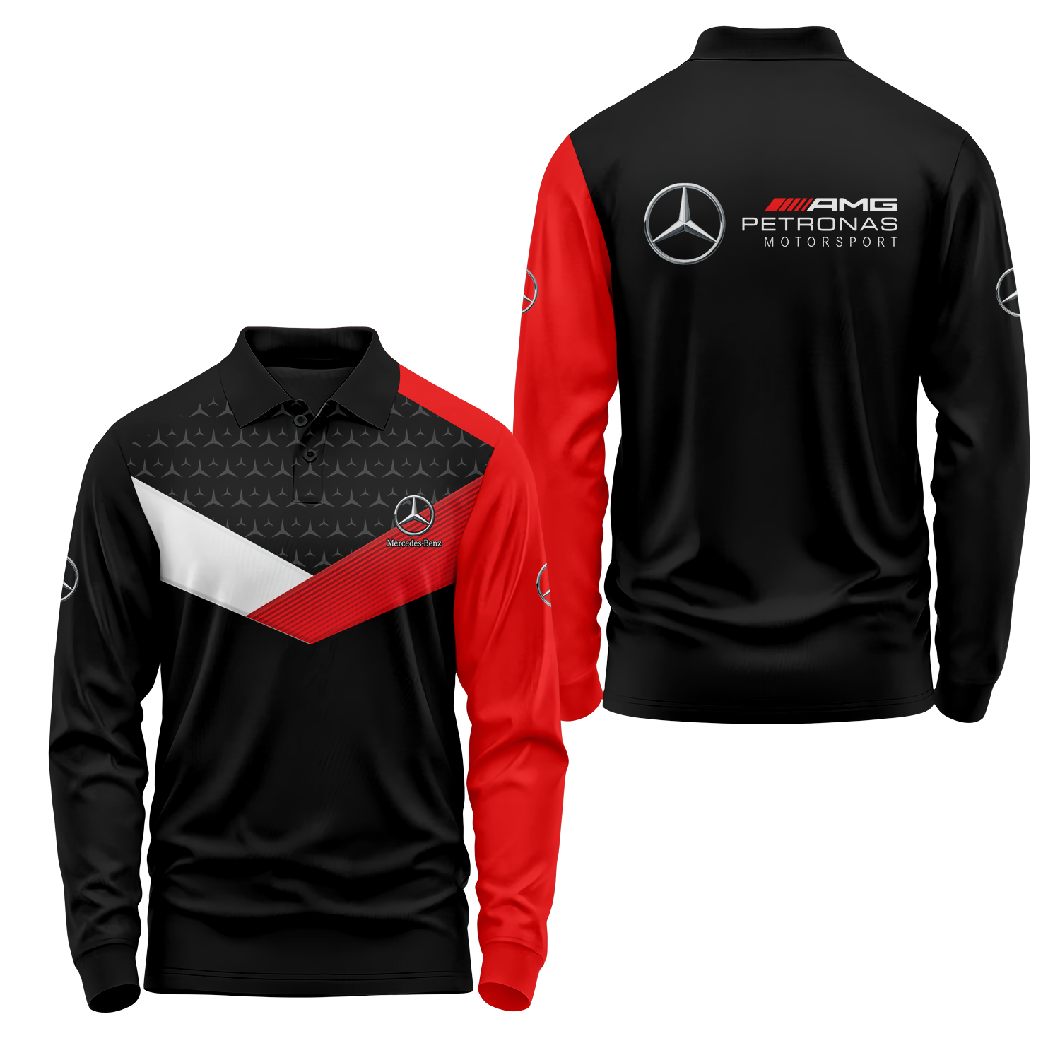 Mercedes Long Sleeve Polo MERC027