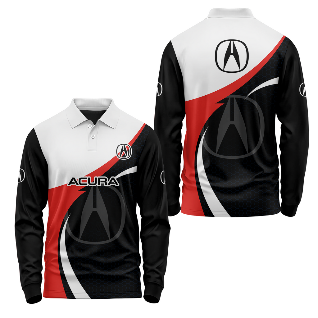 Acura Long Sleeve Polo USPL2742