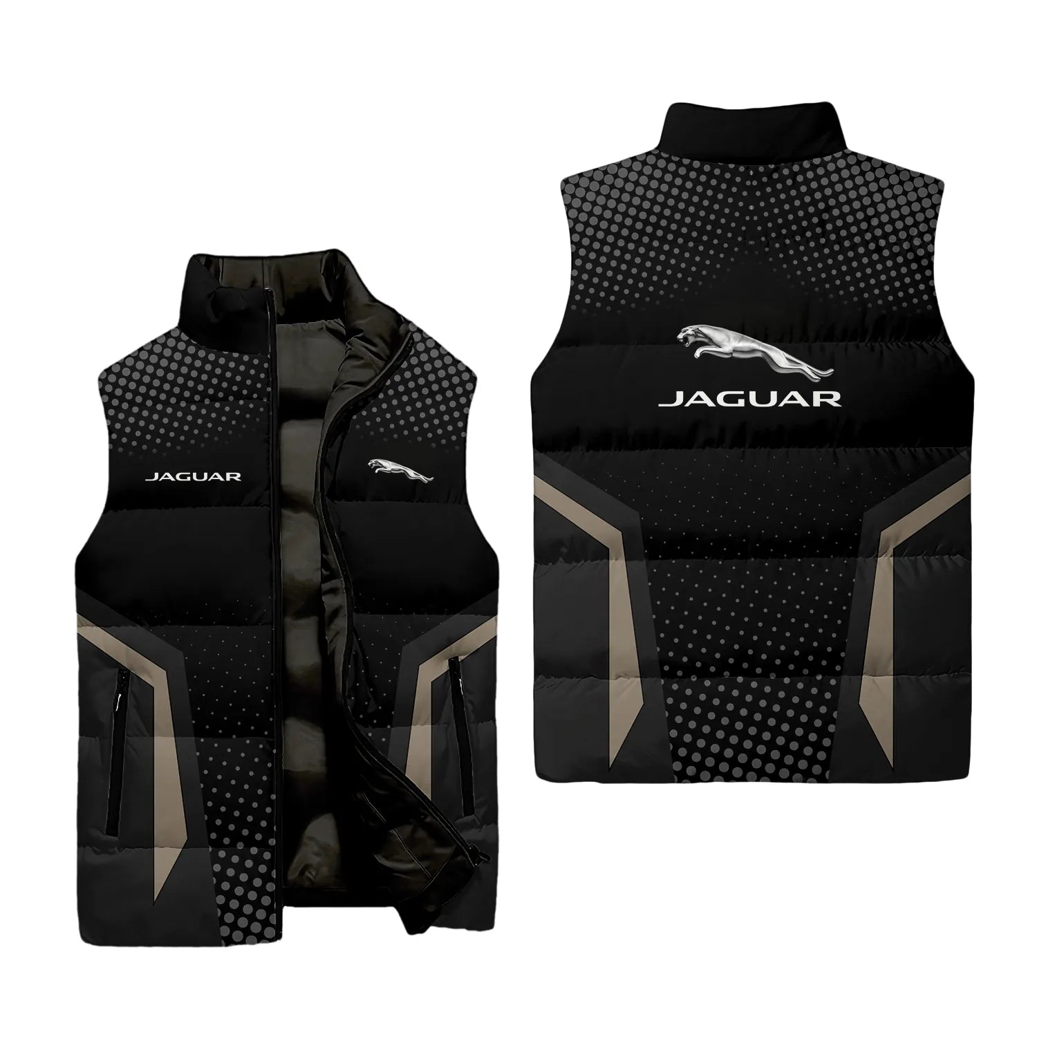 Jaguar Sleeveless Puffer Jacket SC032