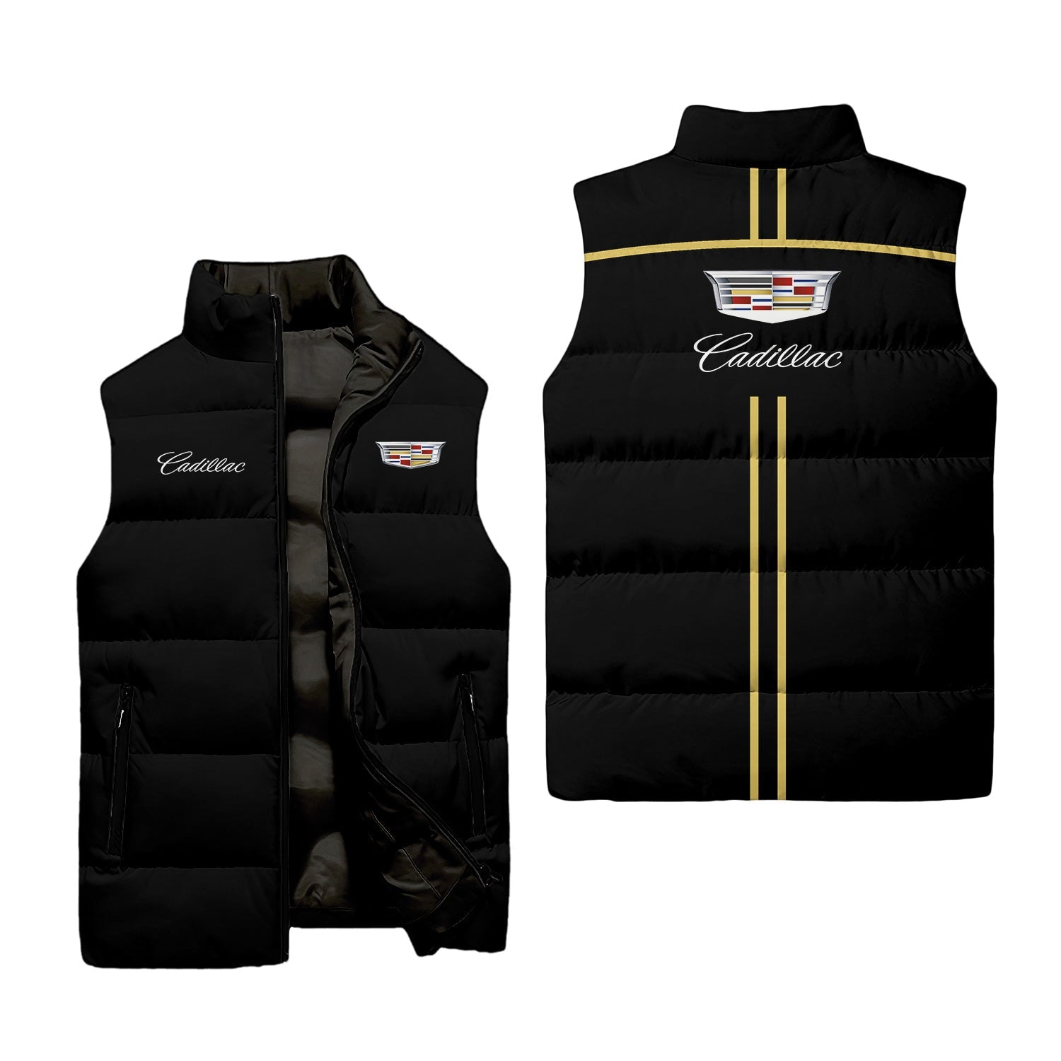 Cadillac Sleeveless Puffer Jacket USPL2805
