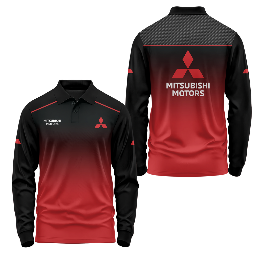 Mitsubishi Long Sleeve Polo USPL2377