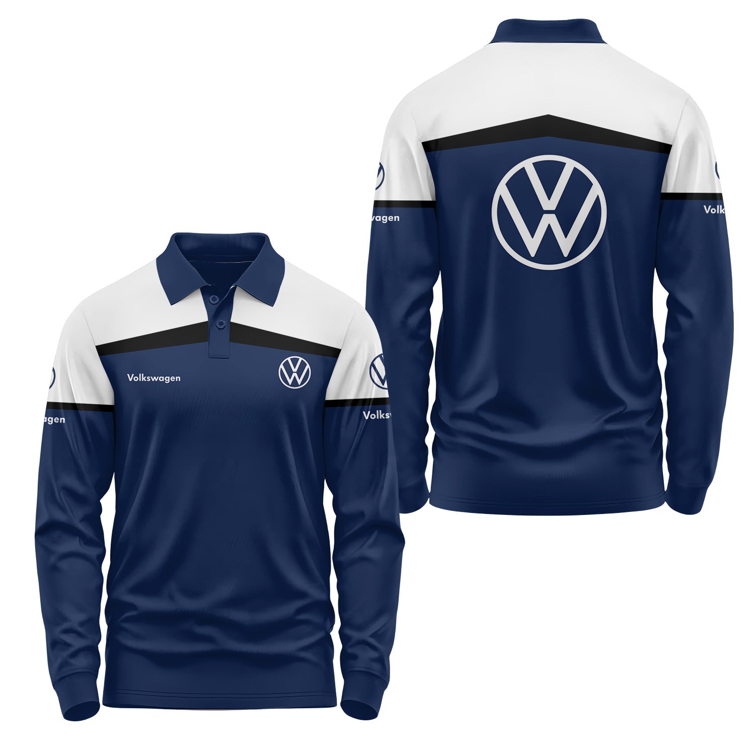 Volkswagen Long Sleeve Polo USPL2978