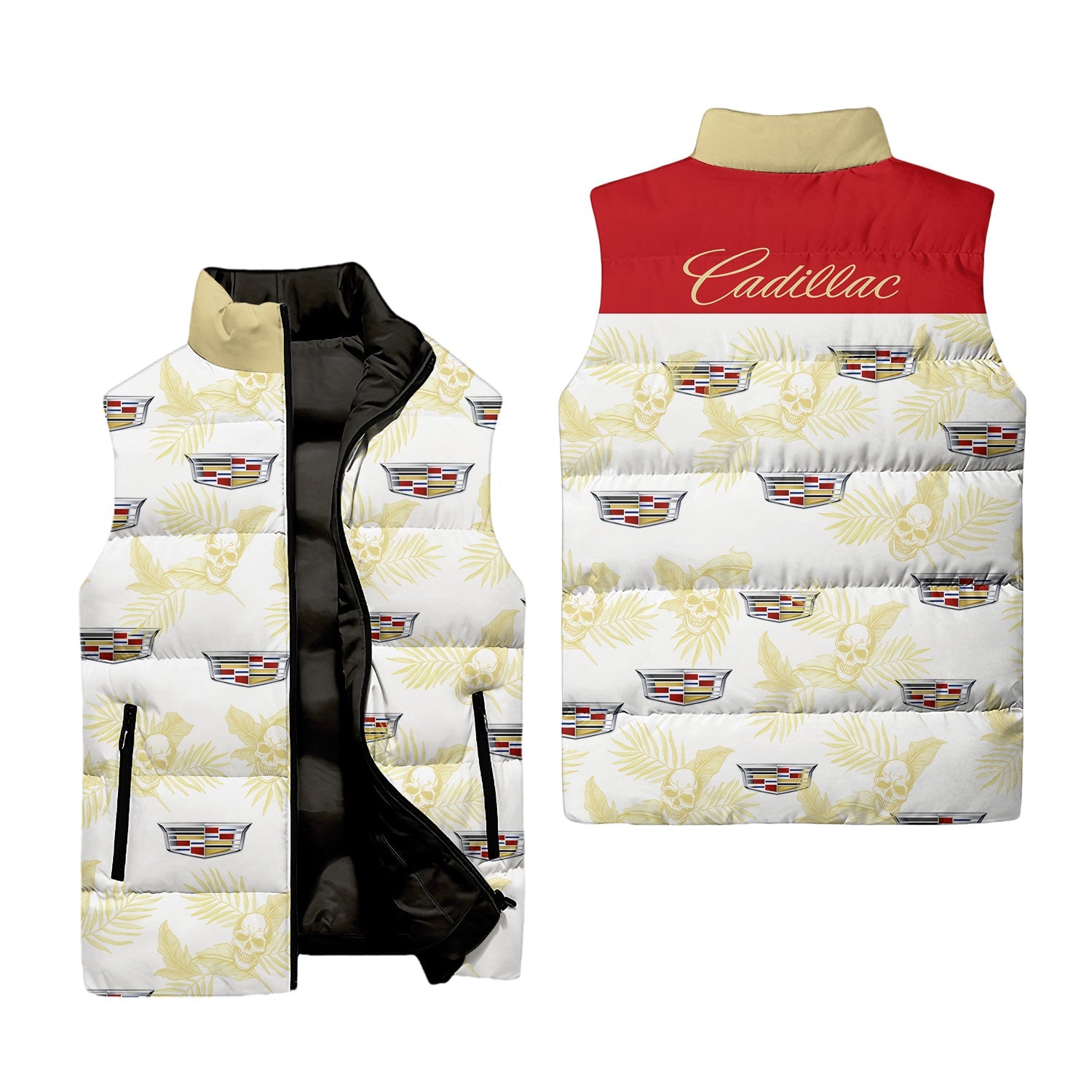 Cadillac Sleeveless Puffer Jacket USPL2781