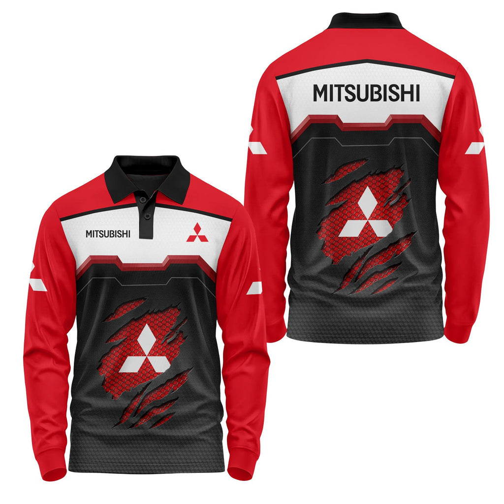 Mitsubishi Long Sleeve Polo USPL2419