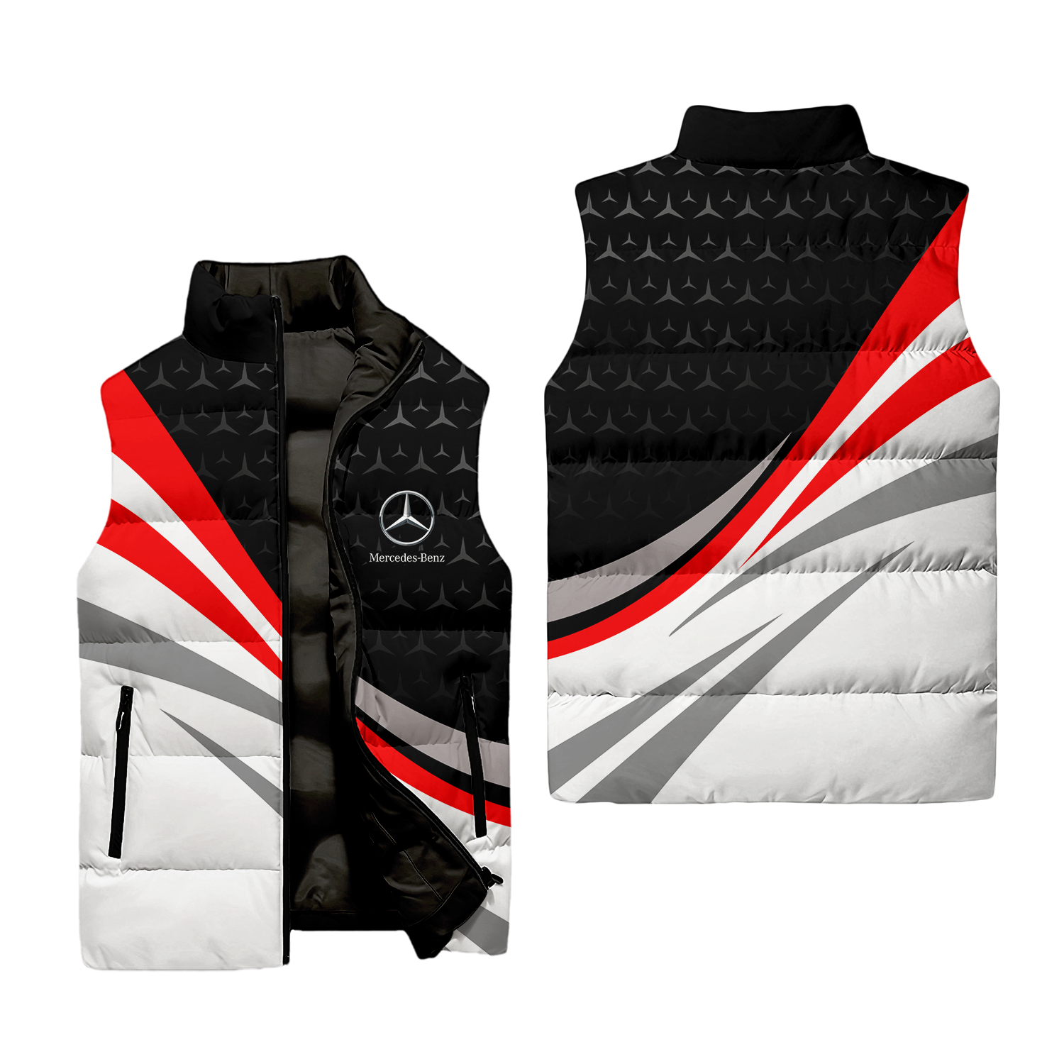 Mercedes Sleeveless Puffer Jacket MERC020