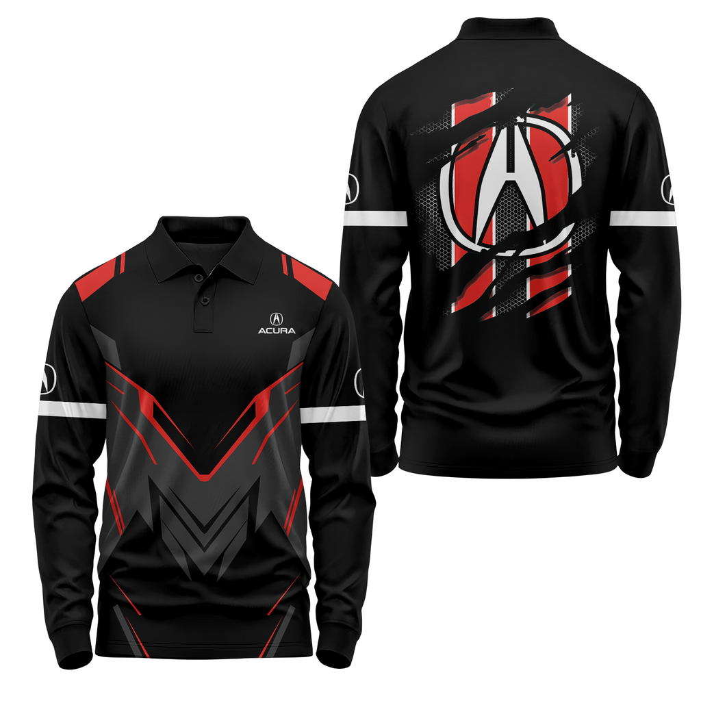 Acura Long Sleeve Polo USPL2754