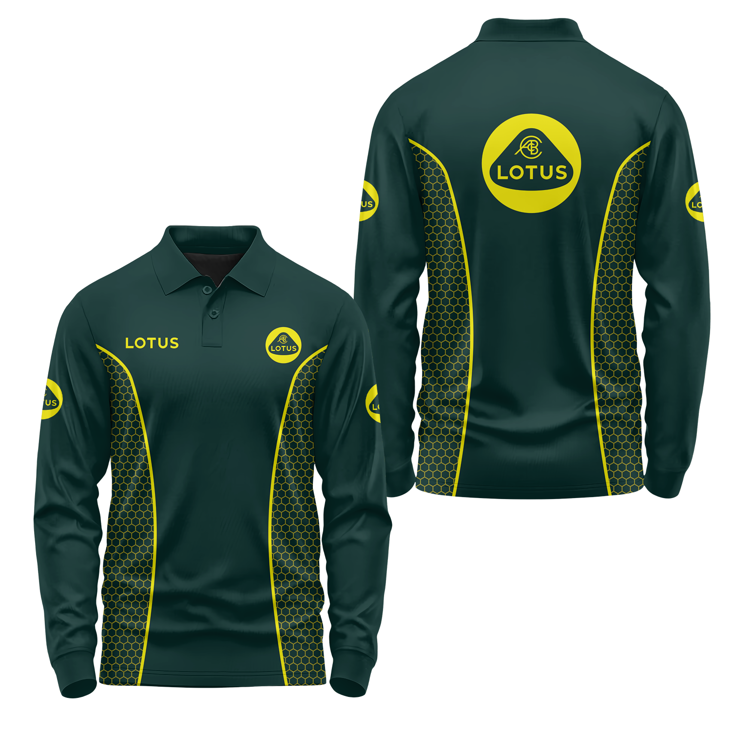 Lotus Long Sleeve Polo USPL2581