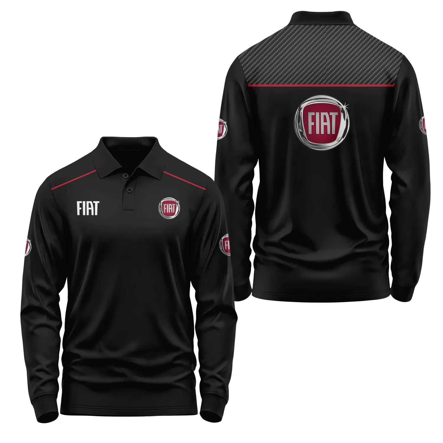 Fiat Long Sleeve Polo SC004