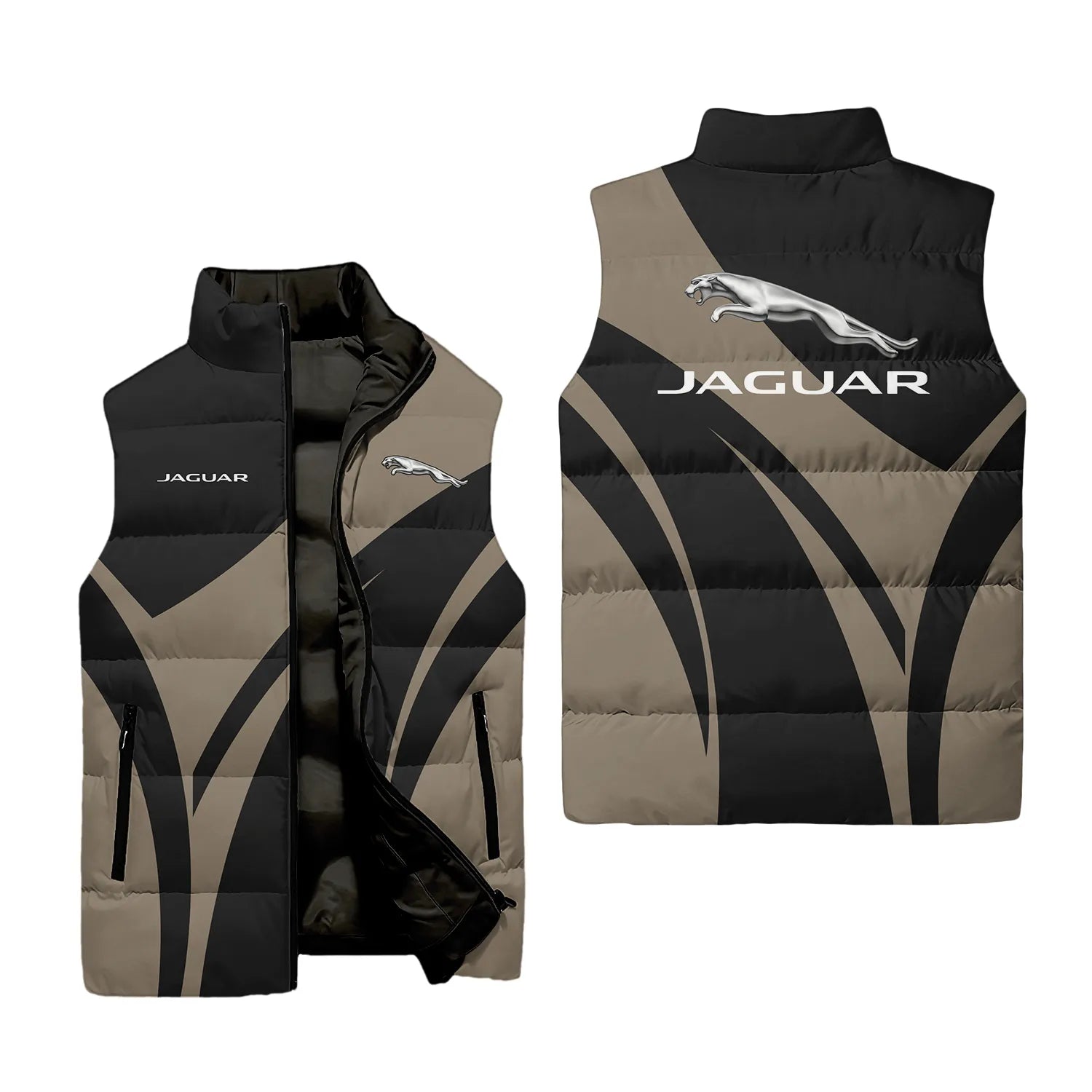 Jaguar Sleeveless Puffer Jacket SC022