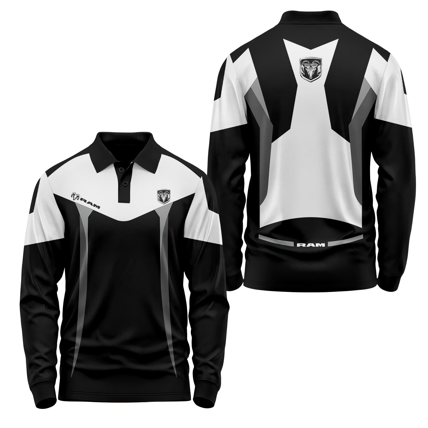 Ram Long Sleeve Polo USPL3043