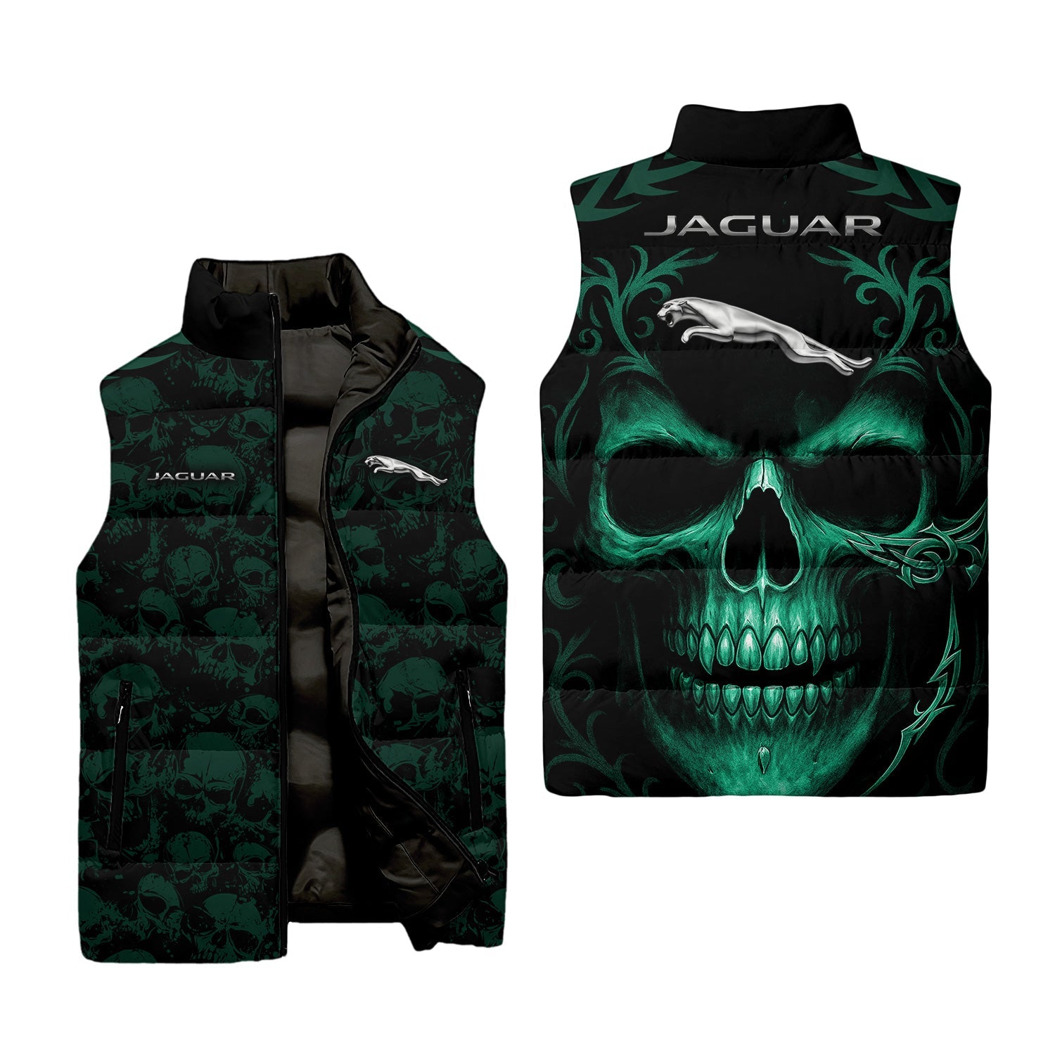 Jaguar Sleeveless Puffer Jacket USPL3215