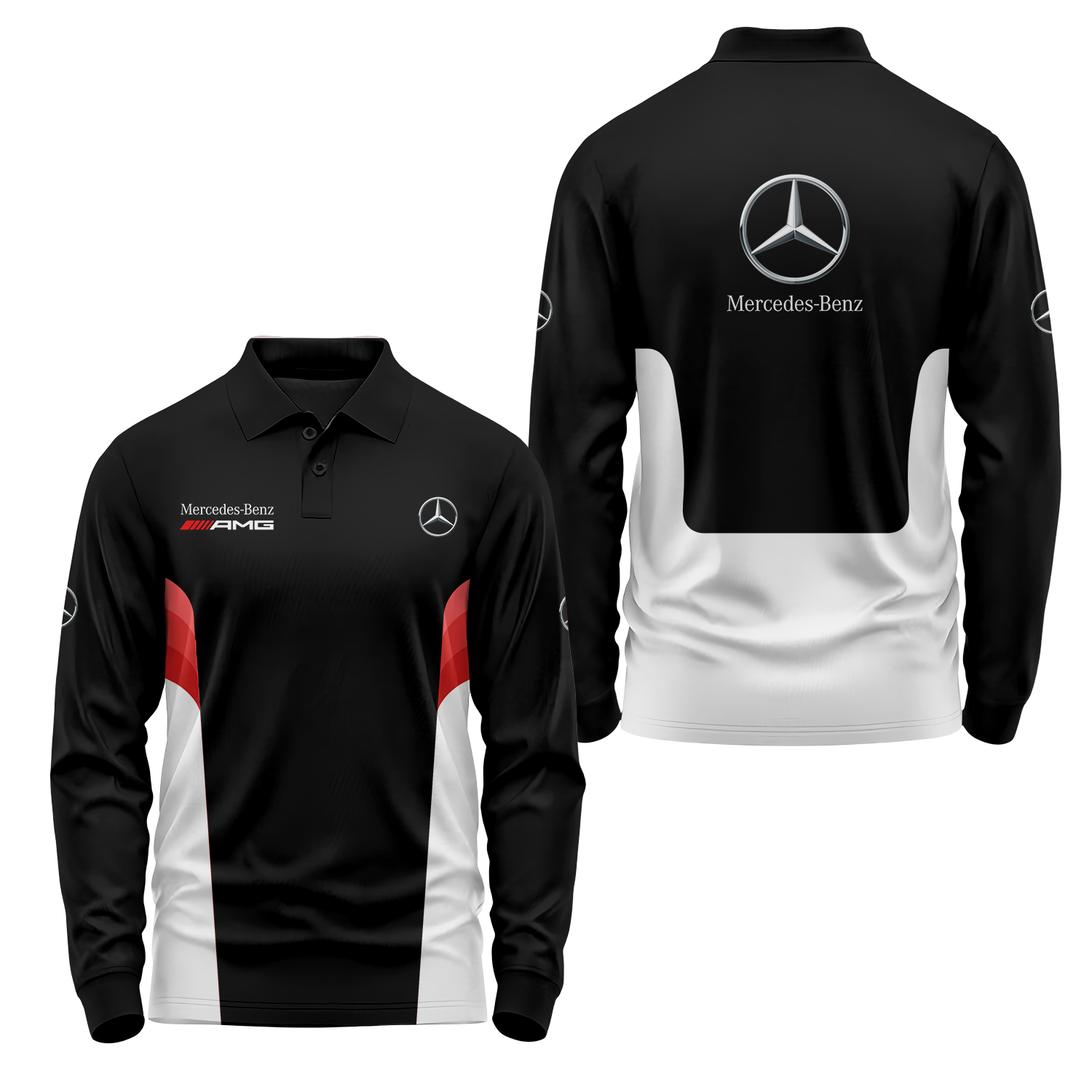 Mercedes Long Sleeve Polo MERC006