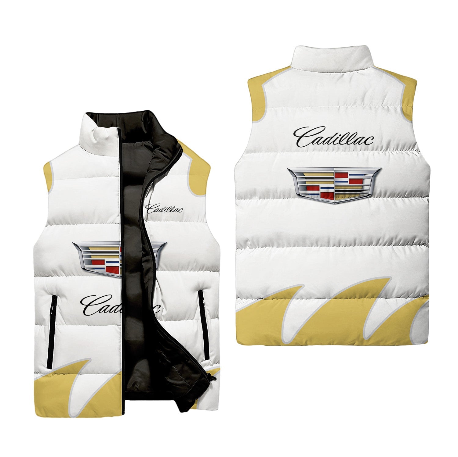 Cadillac Sleeveless Puffer Jacket USPL2836