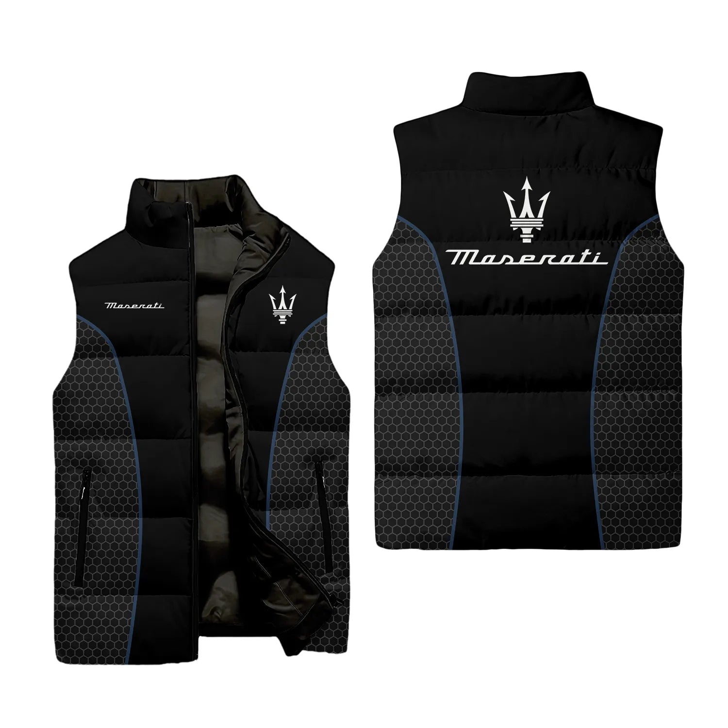 Maserati Sleeveless Puffer Jacket SC027
