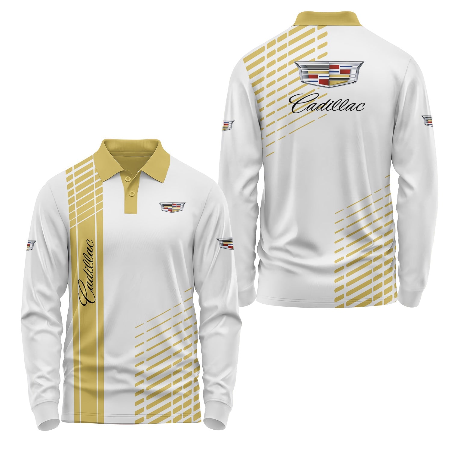 Cadillac Long Sleeve Polo USPL2811