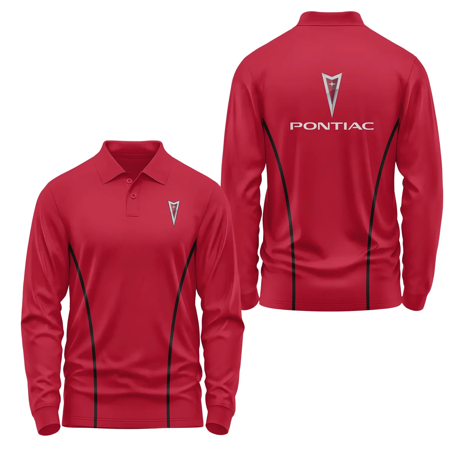 Pontiac Long Sleeve Polo SC025