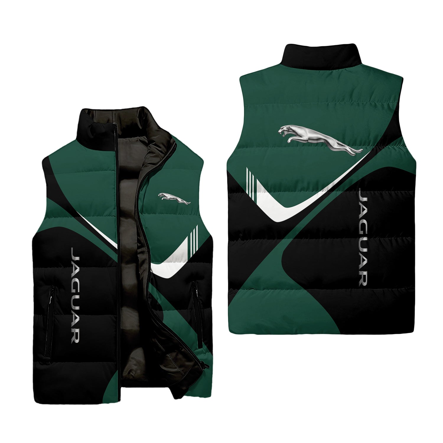 Jaguar Sleeveless Puffer Jacket USPL3248