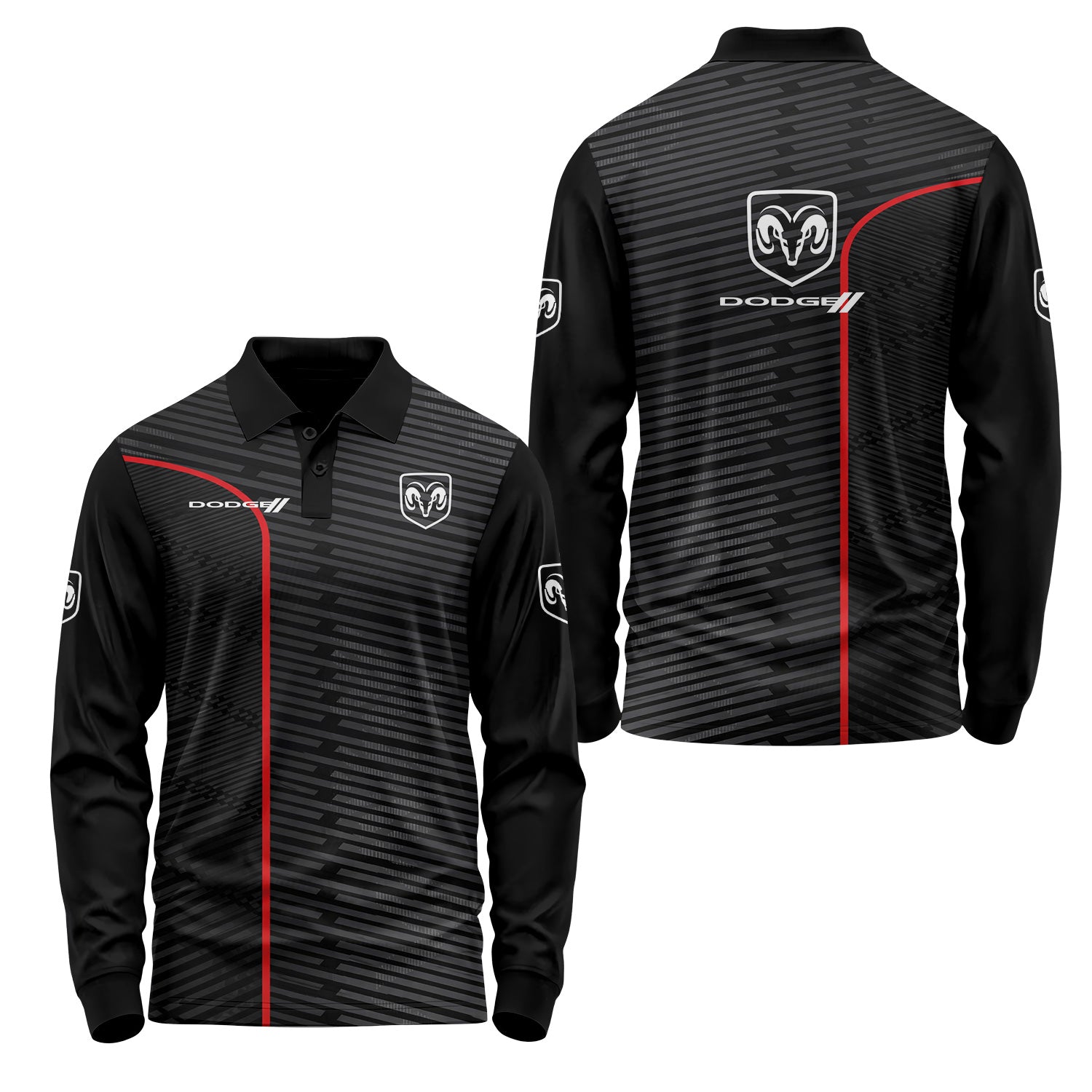 Dodge Long Sleeve Polo USPL2941
