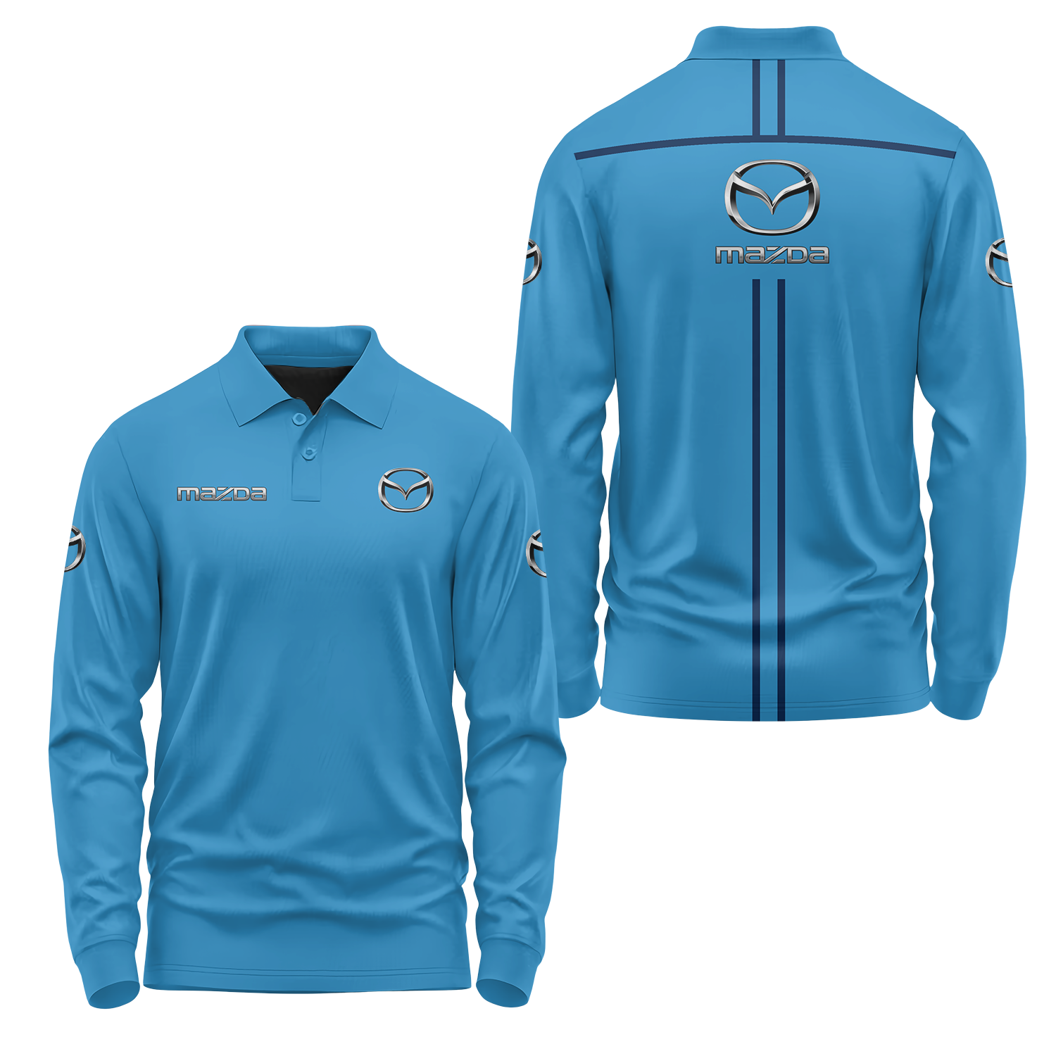 Mazda Long Sleeve Polo USPL2325