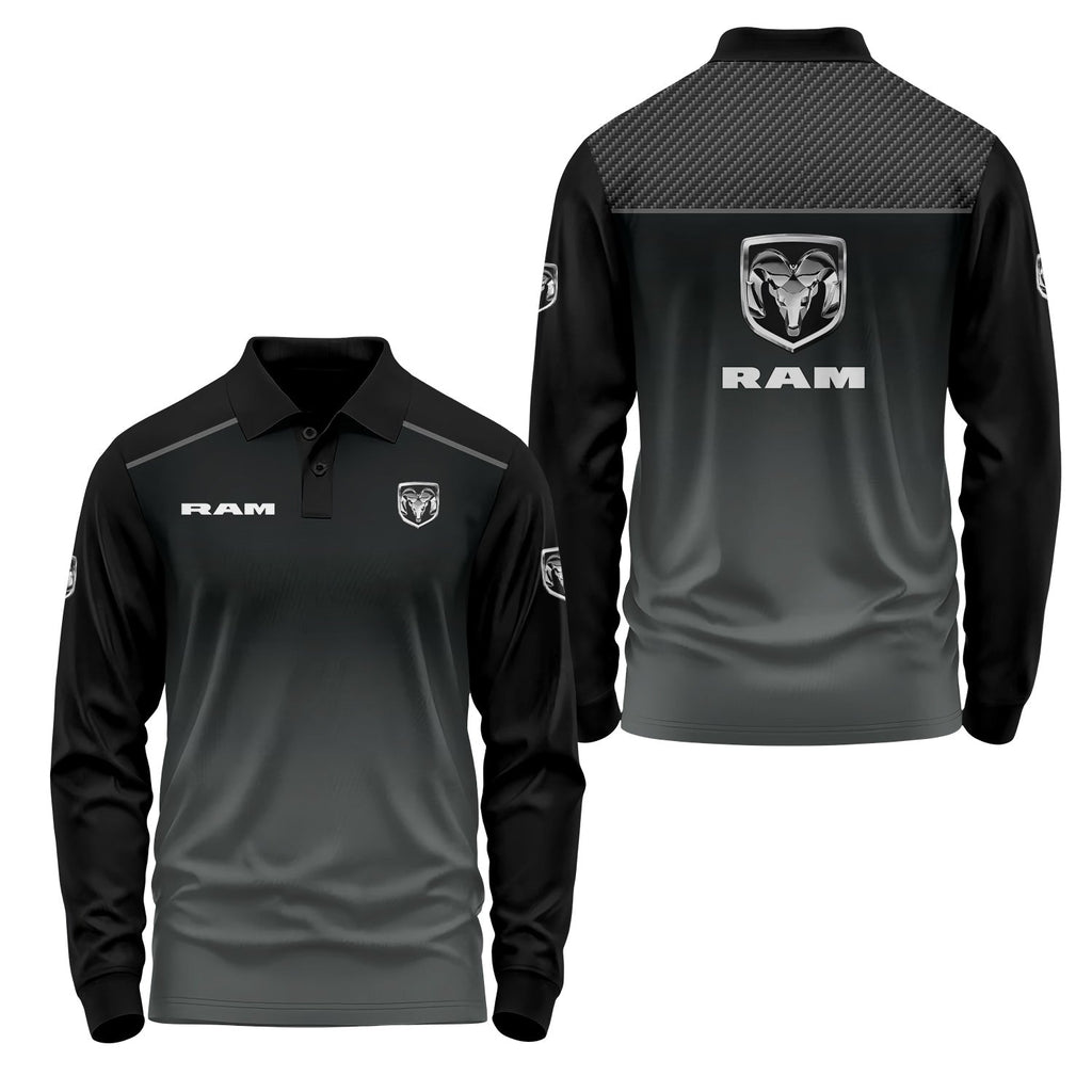 Ram Long Sleeve Polo USPL3037