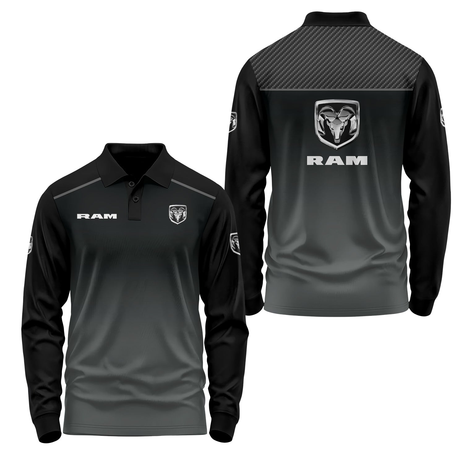 Ram Long Sleeve Polo USPL3037