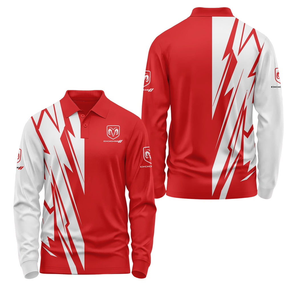 Dodge Long Sleeve Polo USPL2943