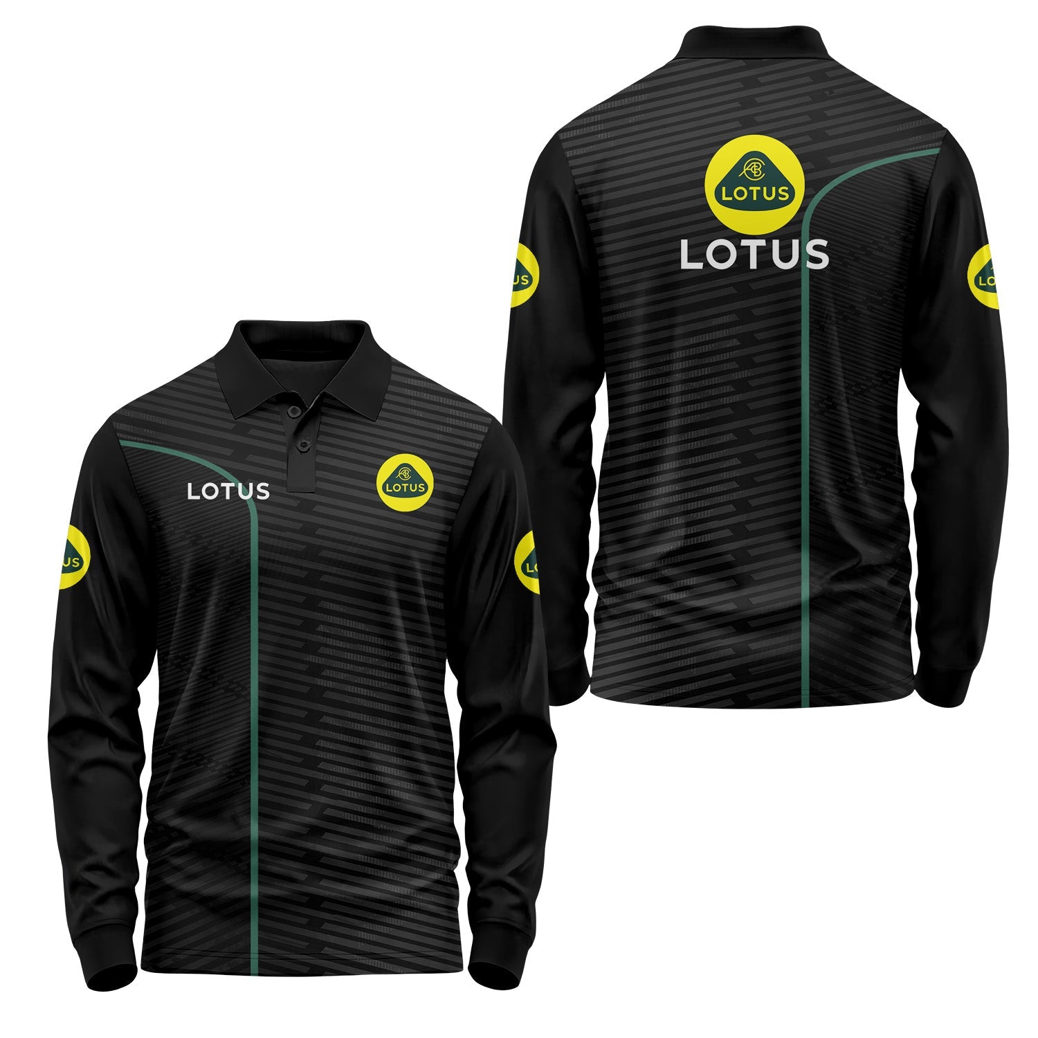 Lotus Long Sleeve Polo USPL2584