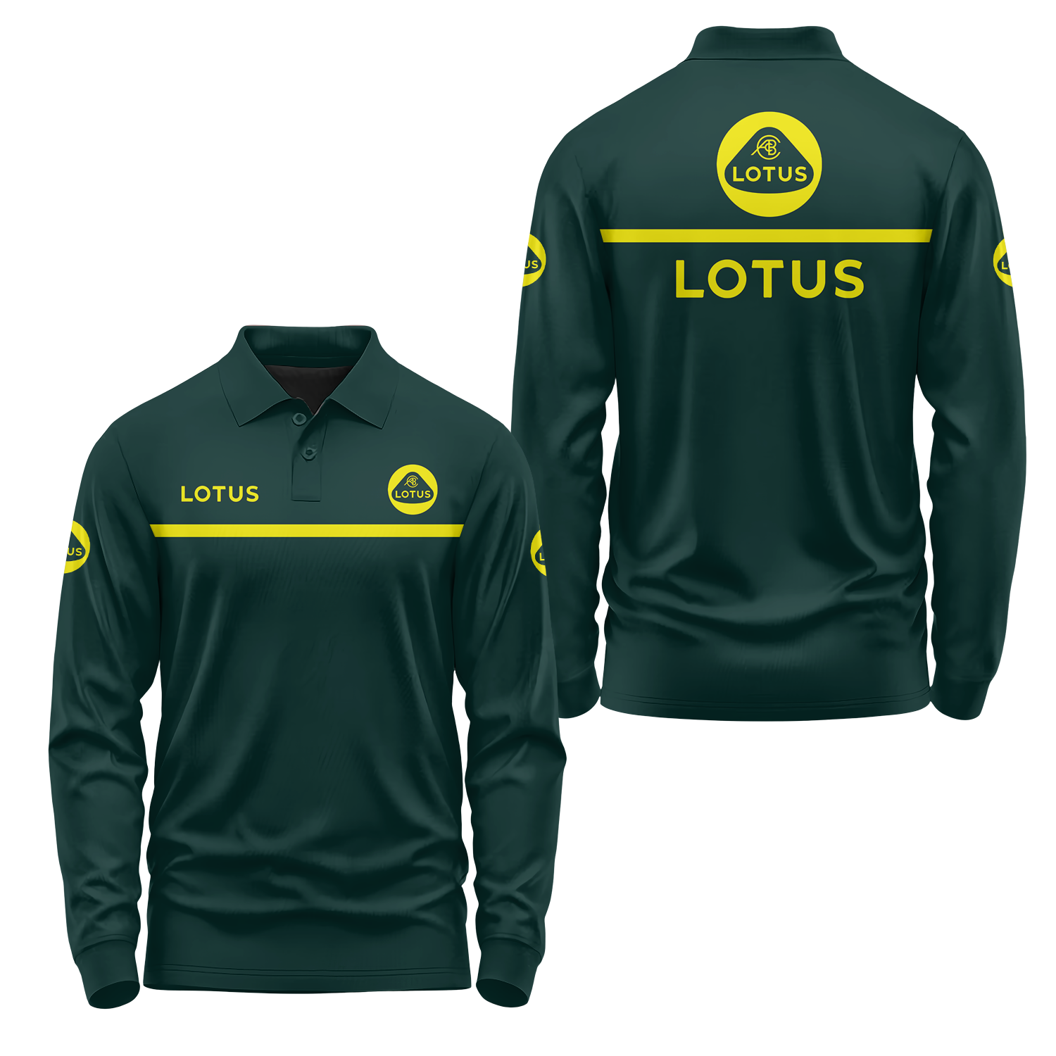 Lotus Long Sleeve Polo USPL2569