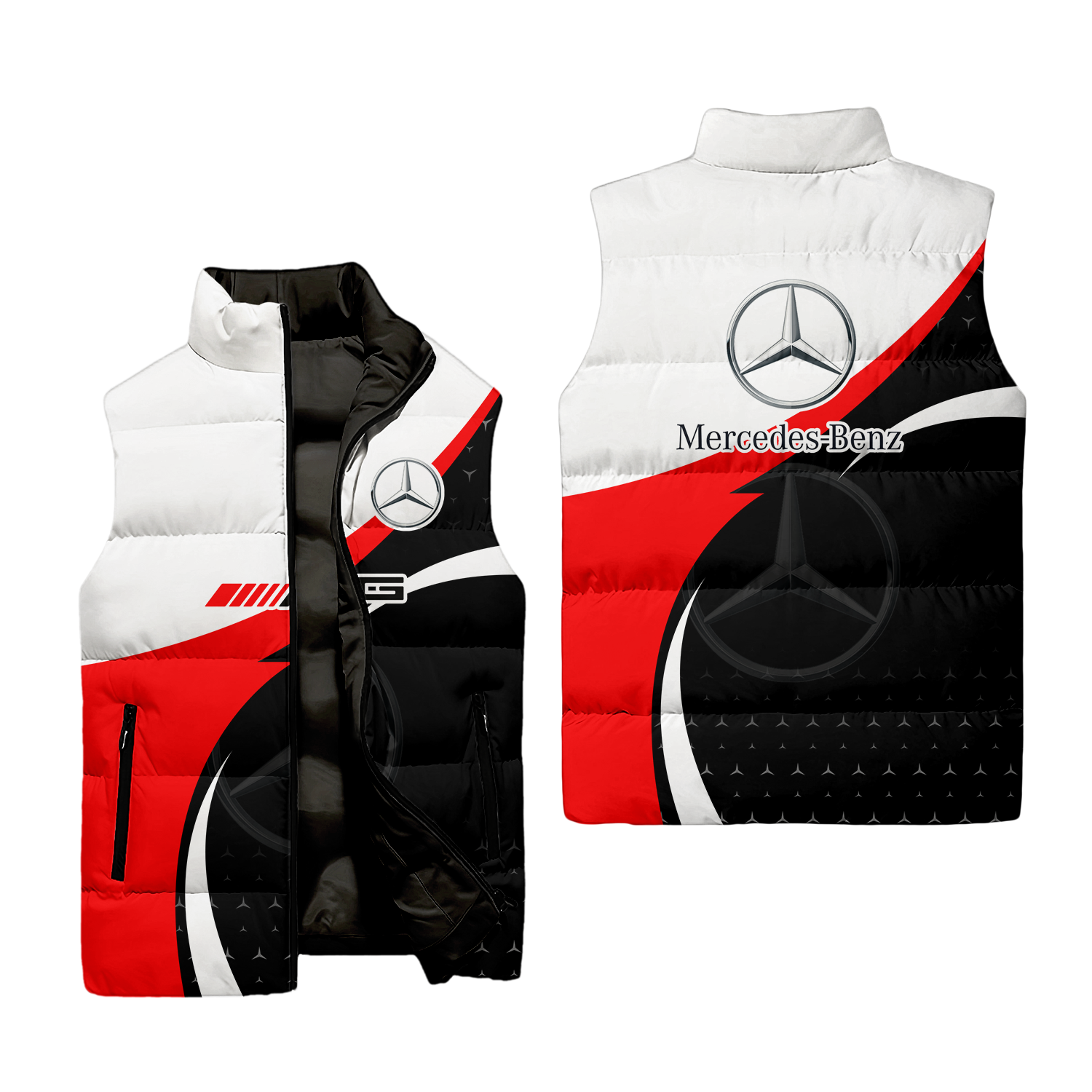 Mercedes Sleeveless Puffer Jacket MERC007