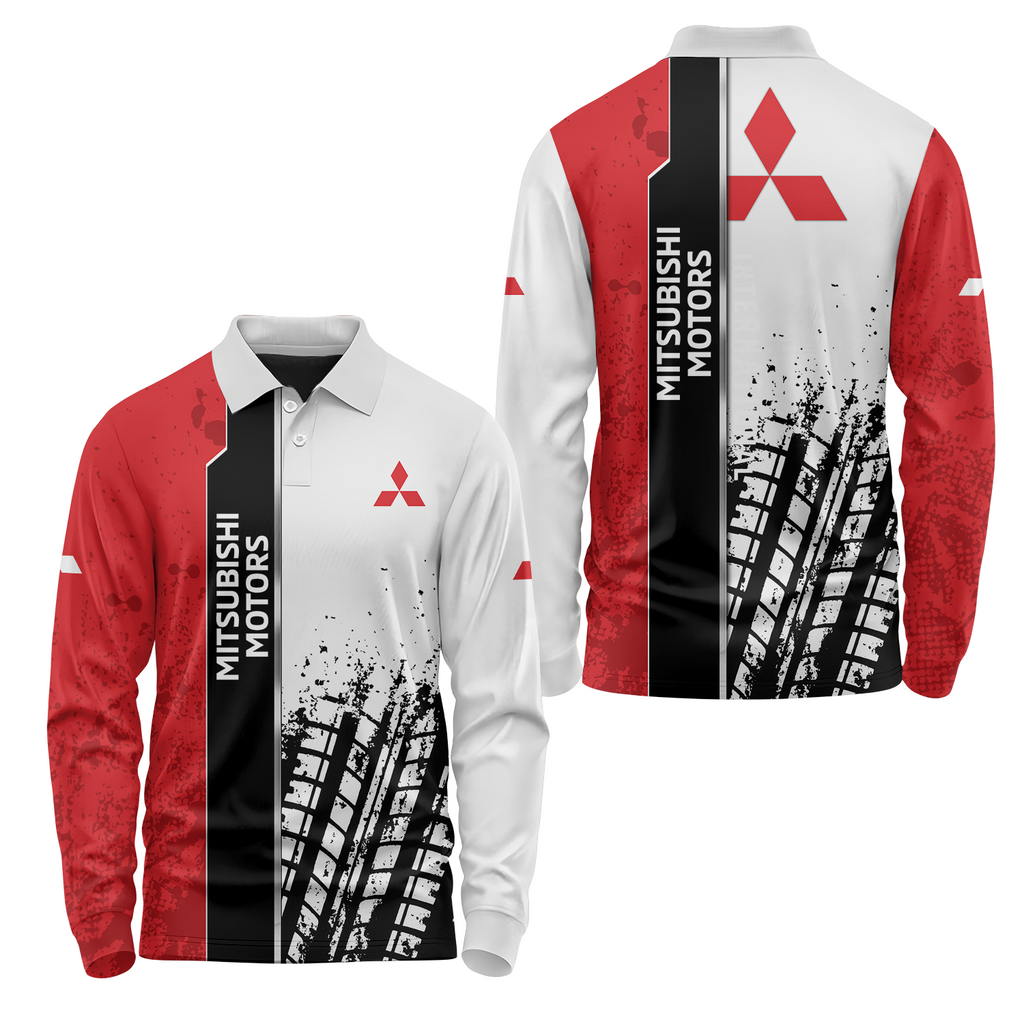 Mitsubishi Long Sleeve Polo USPL2390