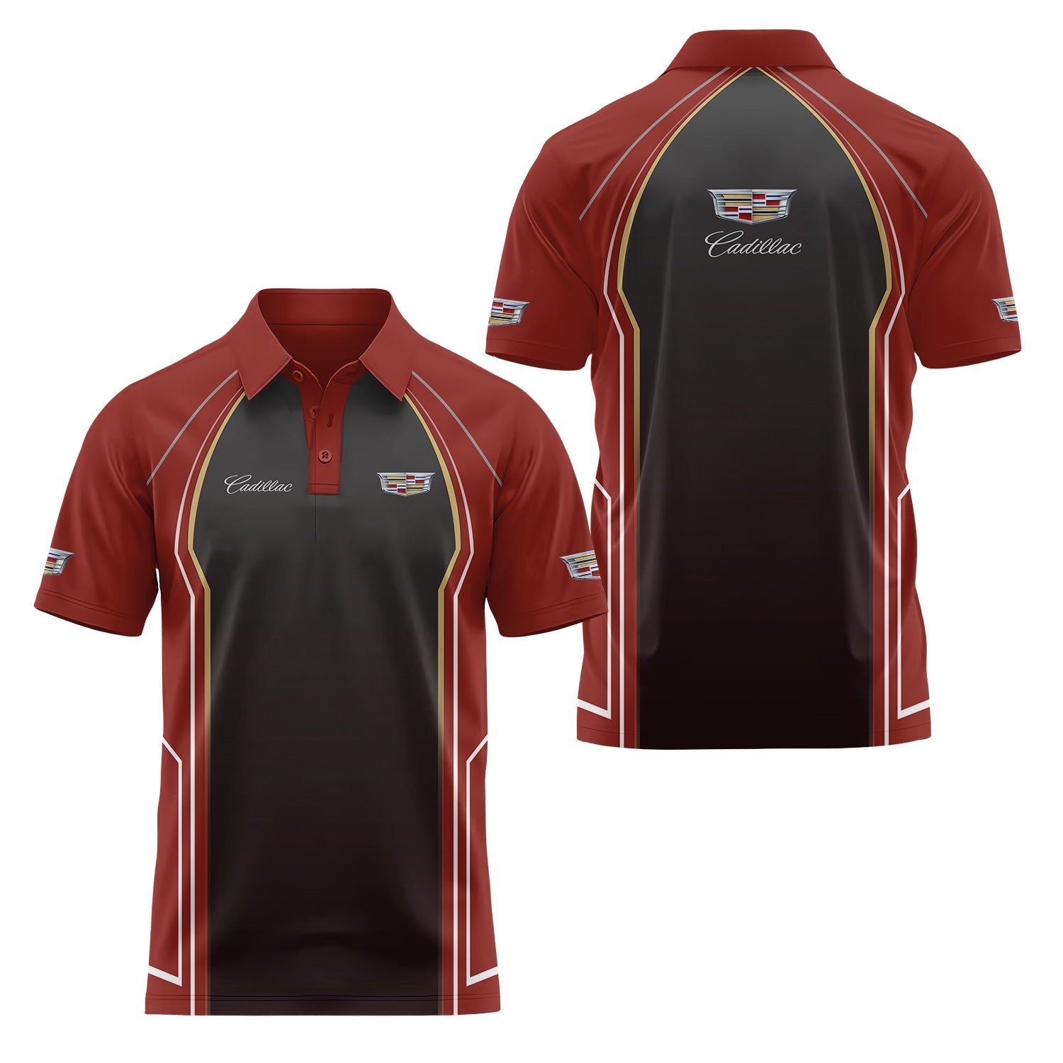 Cadillac Short Sleeve Polo USPL2813