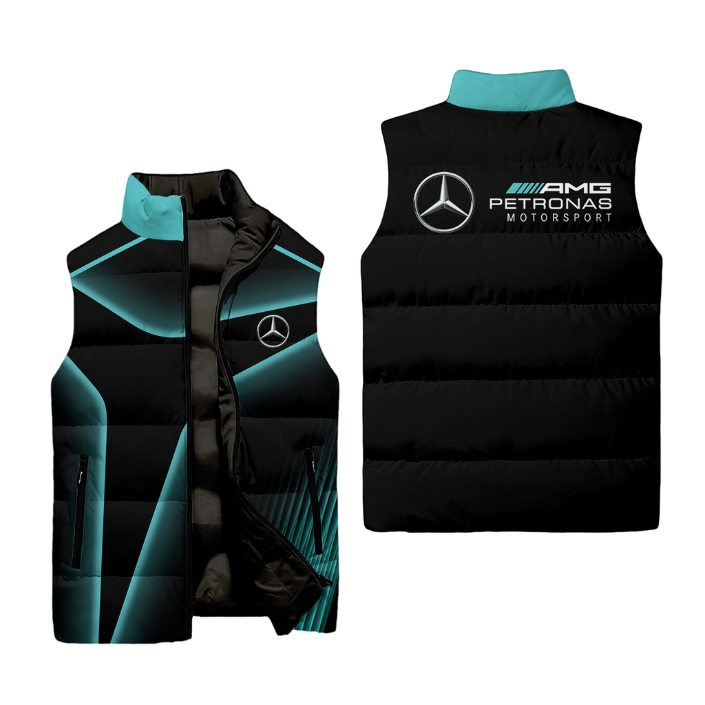 Mercedes Sleeveless Puffer Jacket MERC023
