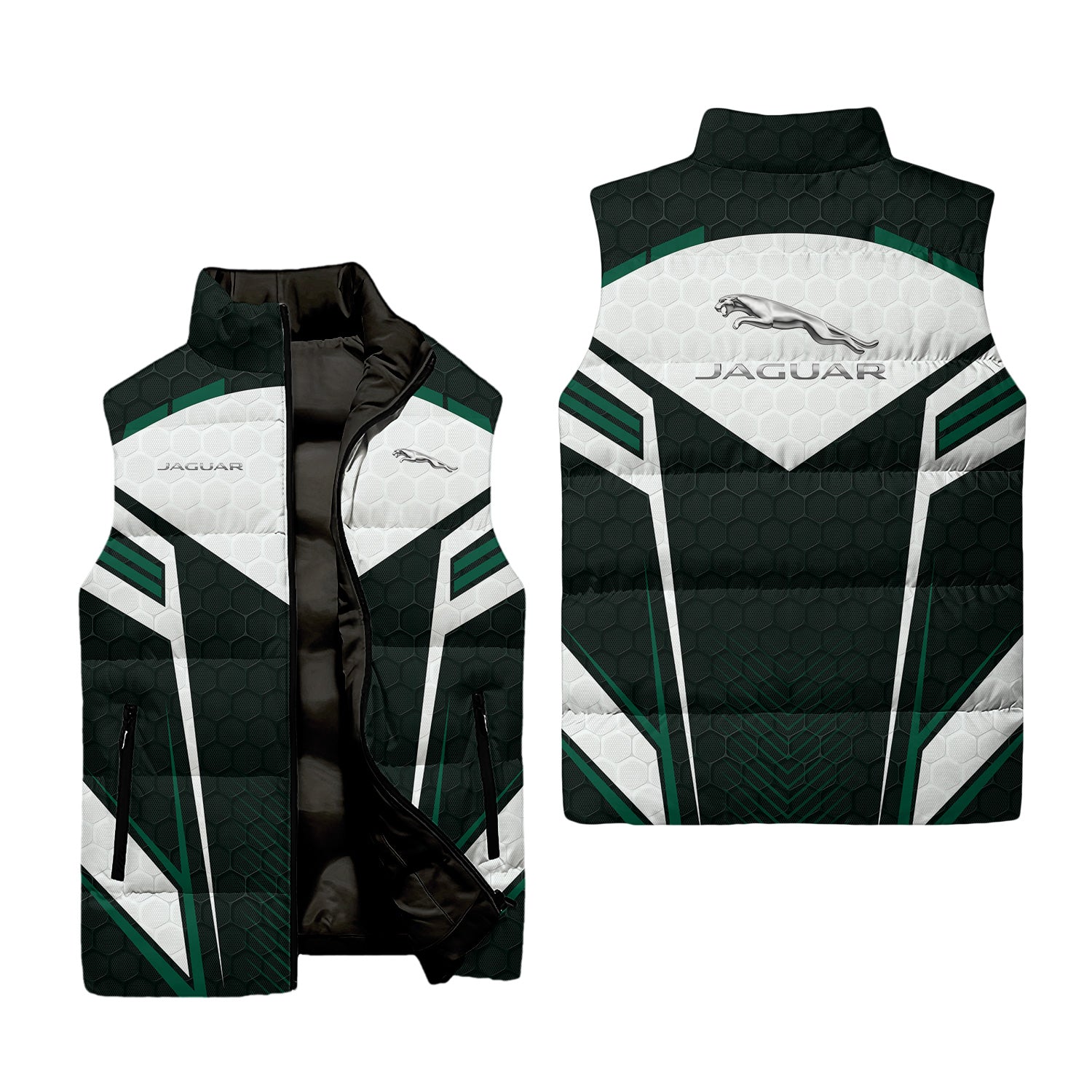 Jaguar Sleeveless Puffer Jacket USPL3251