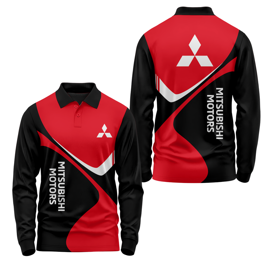 Mitsubishi Long Sleeve Polo USPL2410
