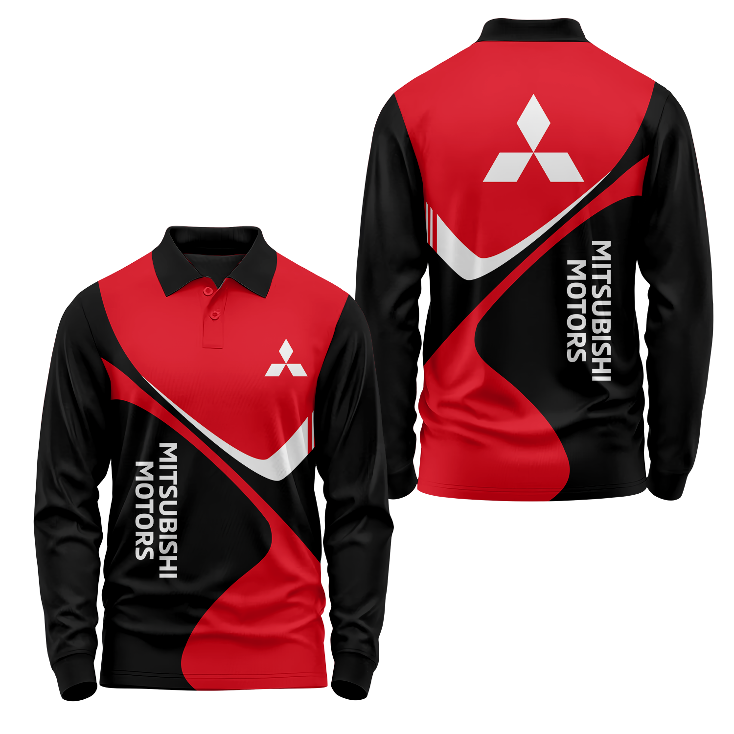 Mitsubishi Long Sleeve Polo USPL2410