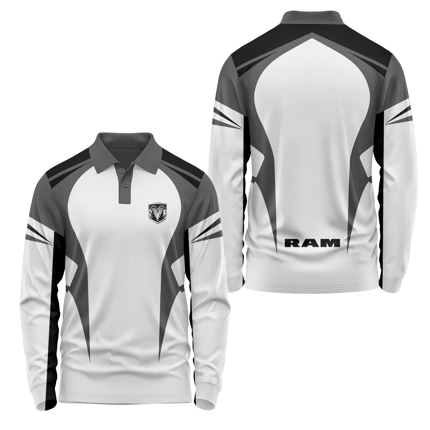 Ram Long Sleeve Polo USPL3065