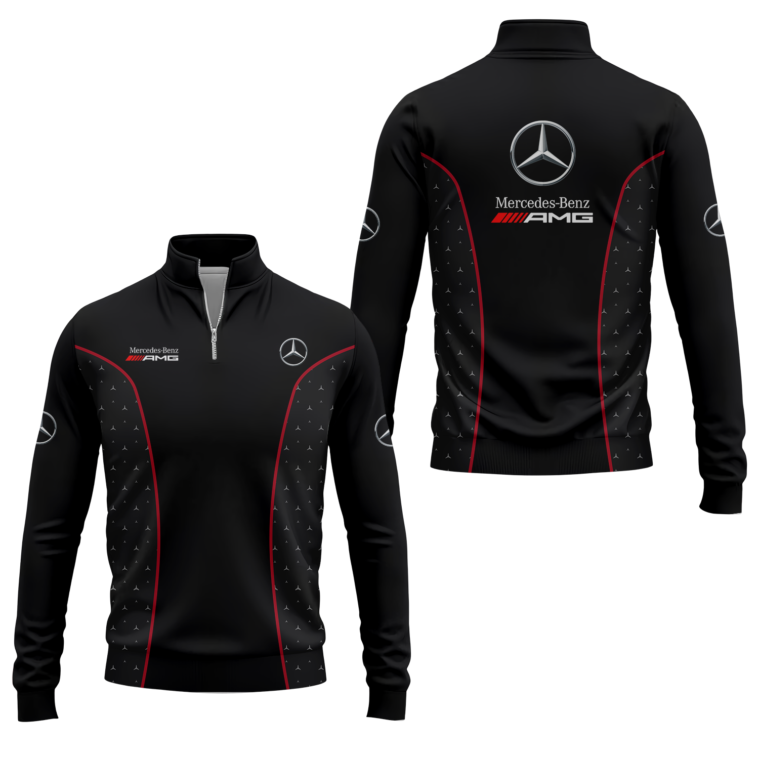 Mercedes Apparels MERC013 - Quarter-zip Pullover