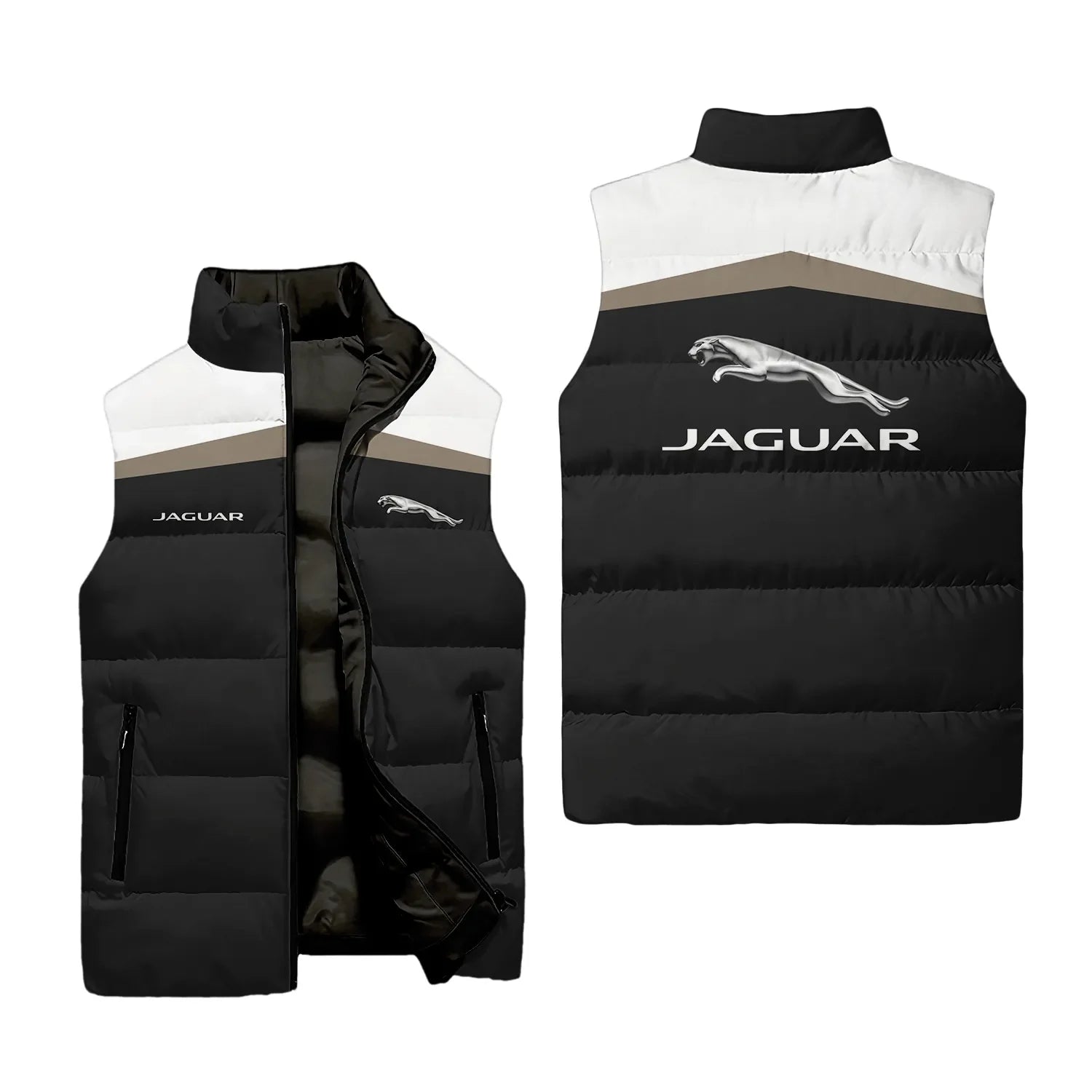 Jaguar Sleeveless Puffer Jacket SC031