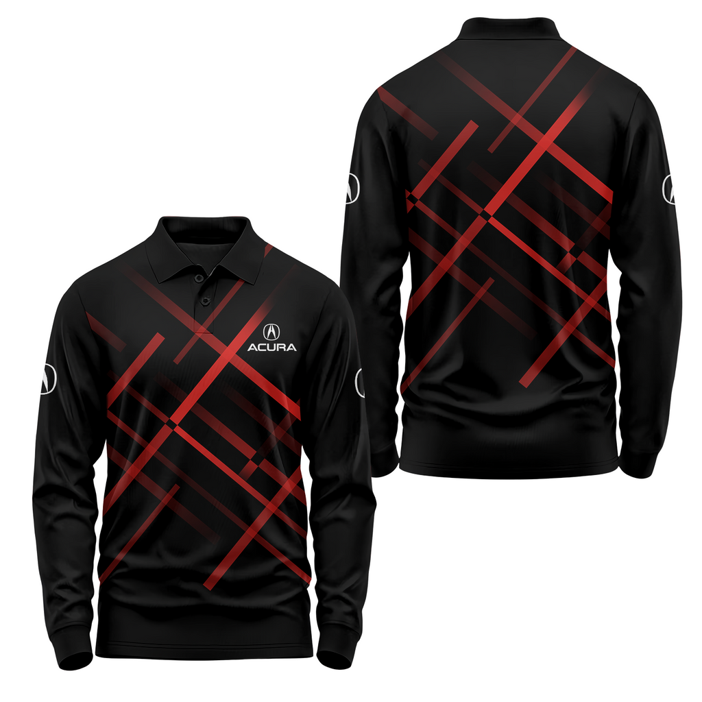 Acura Long Sleeve Polo USPL2740