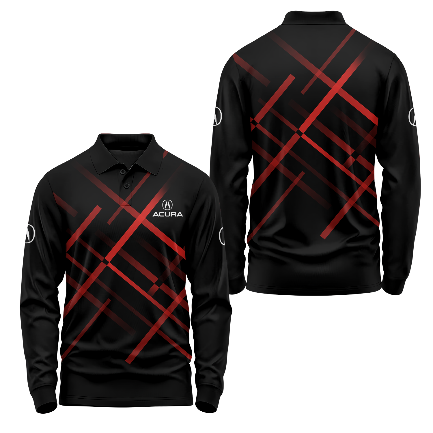 Acura Long Sleeve Polo USPL2740