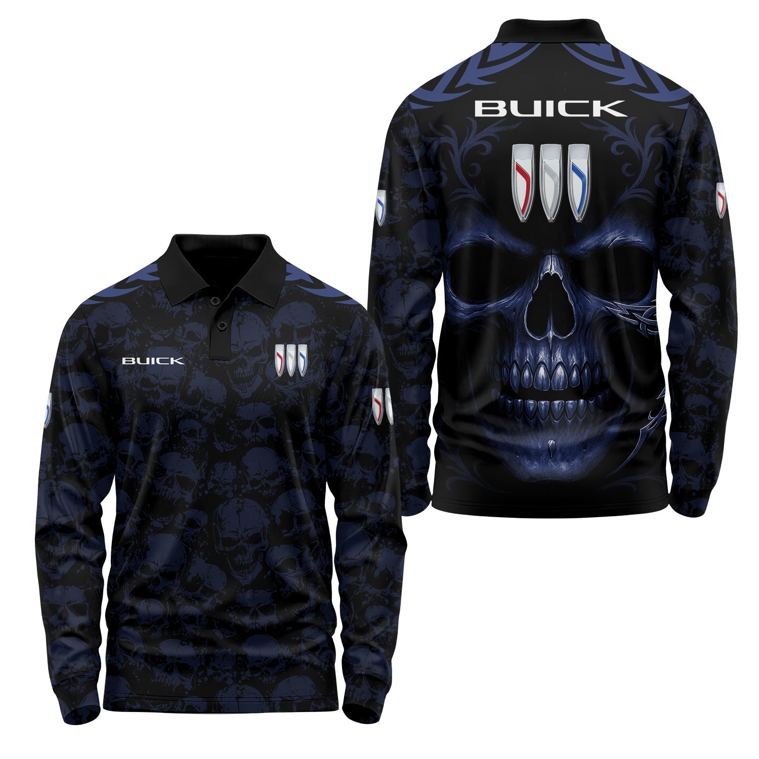 Buick Long Sleeve Polo USPL3095