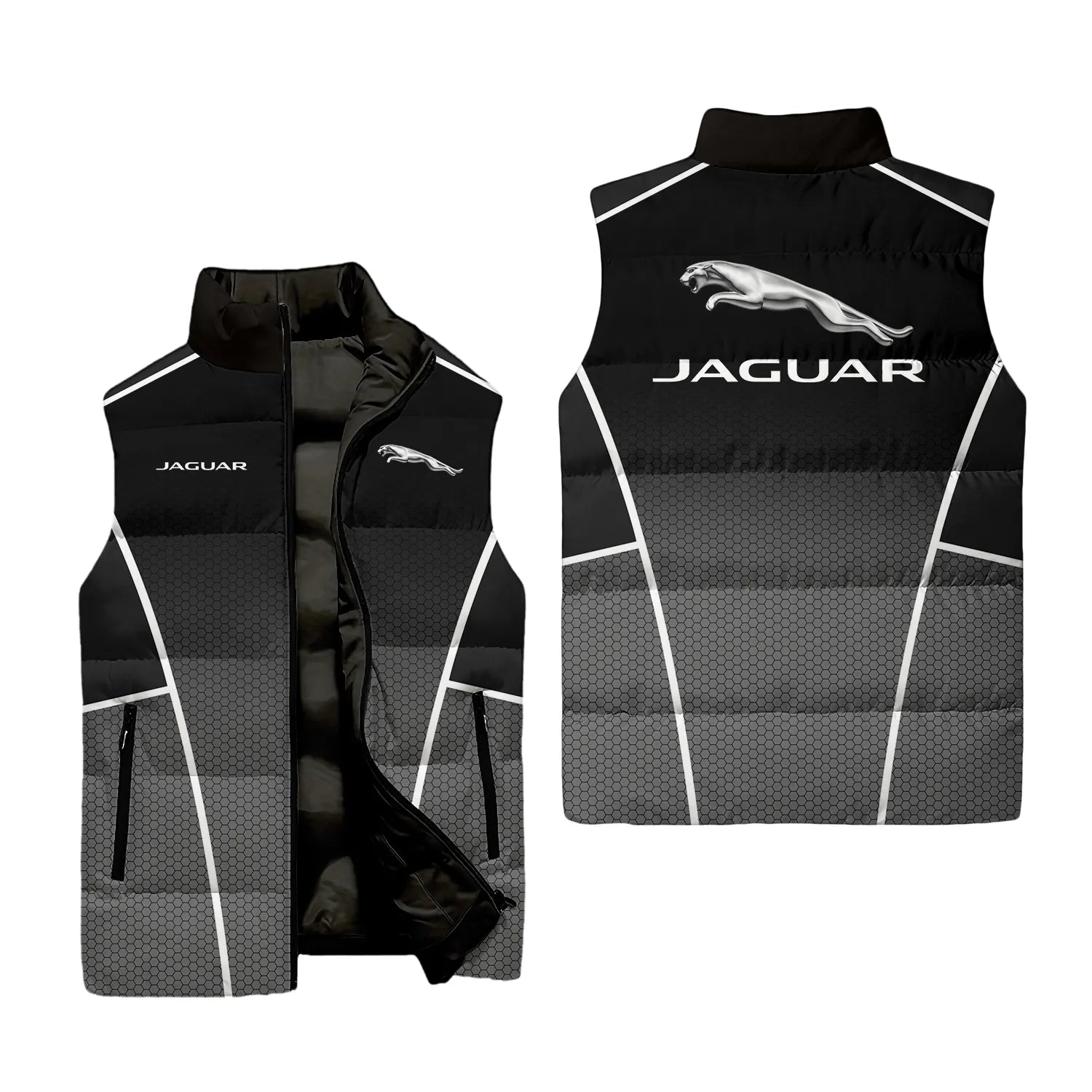 Jaguar Sleeveless Puffer Jacket SC019