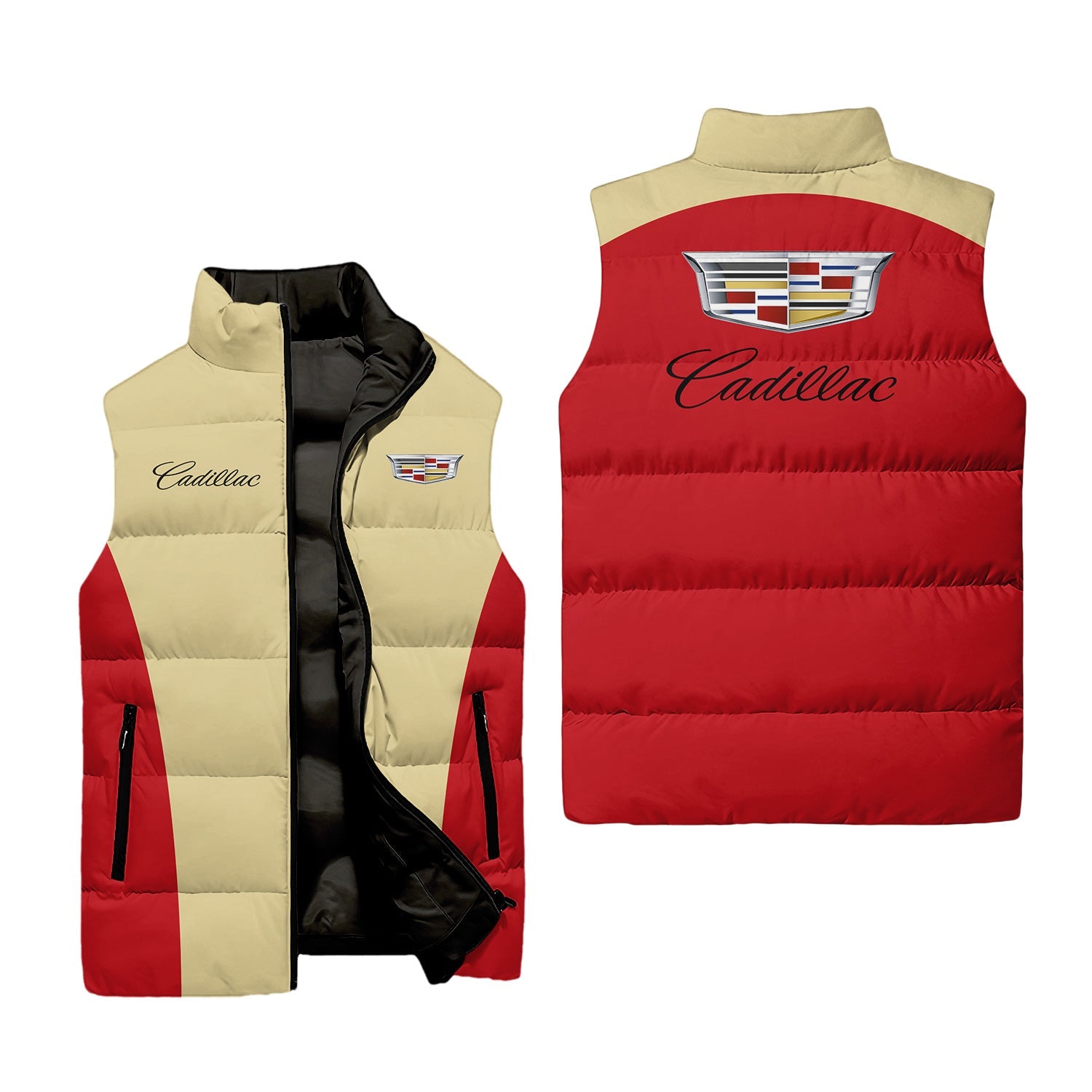 Cadillac Sleeveless Puffer Jacket USPL2783