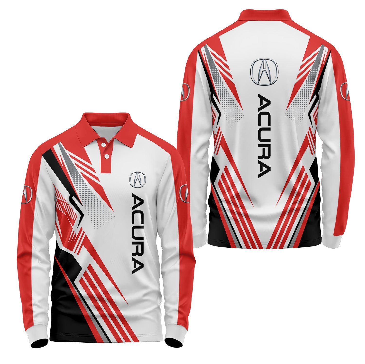 Acura Long Sleeve Polo USPL2775